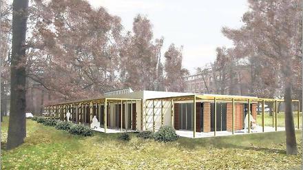 Im Plan. Das Hospiz soll im Frühjahr 2012 eröffnet werden.