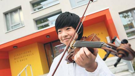 Freude am Spielen. Die Musikschule ist der letzte Campus-Baustein.