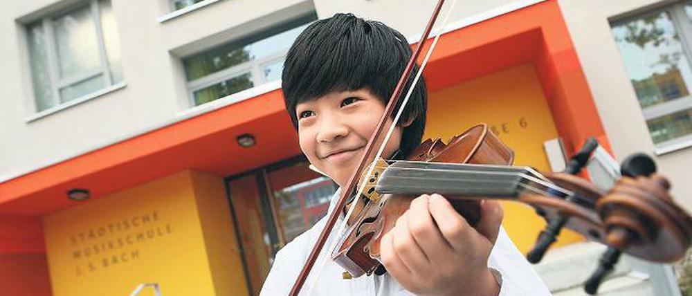 Freude am Spielen. Die Musikschule ist der letzte Campus-Baustein.