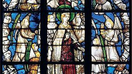 Maria als Fürbitterin. Im Chor von St. Nikolai in Bad Wilsnack.