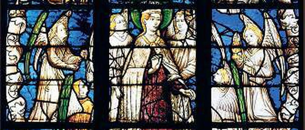 Maria als Fürbitterin. Im Chor von St. Nikolai in Bad Wilsnack.