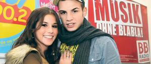 Routiniertes Lächeln. DSDS-Finalistin Sarah Engels und DSDS-Gewinner Pietro Lombardi erzählten von den Vorbereitungen auf ihre gemeinsame Tournee.