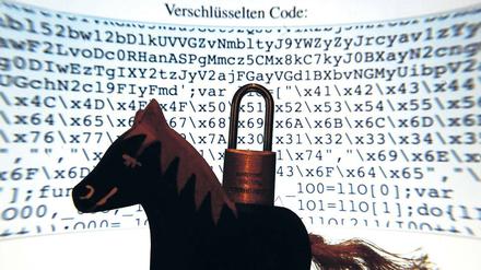 Versteckter Angriff. Mit Trojanern können Computer bespitzelt werden.