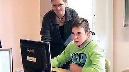 Mit dem Netz bestens vertraut: Florian Brendel und Manuela Saß.