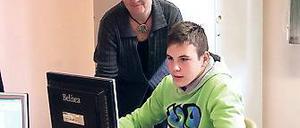 Mit dem Netz bestens vertraut: Florian Brendel und Manuela Saß.