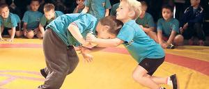 Ringen um den Sieg. Der RC Germania hat keine Nachwuchsprobleme.