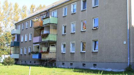 Wohnblock in der Golmer Karl-Liebknecht-Straße.