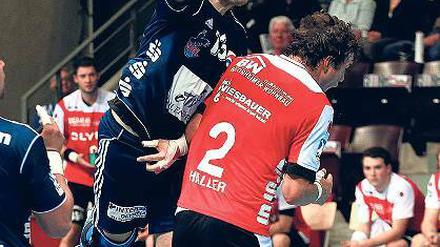 Knappe Niederlage. Der VfL – hier Stephan Mellack im Angriff – unterlag.