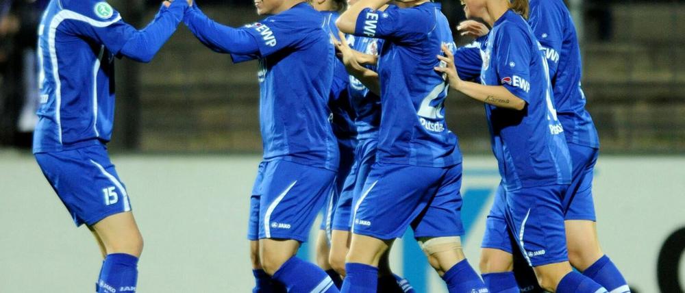 Der Deutsche Frauenfußball-Meister Turbine Potsdam steht erwartungsgemäß im Achtelfinale der UEFA Women’s Champions League.