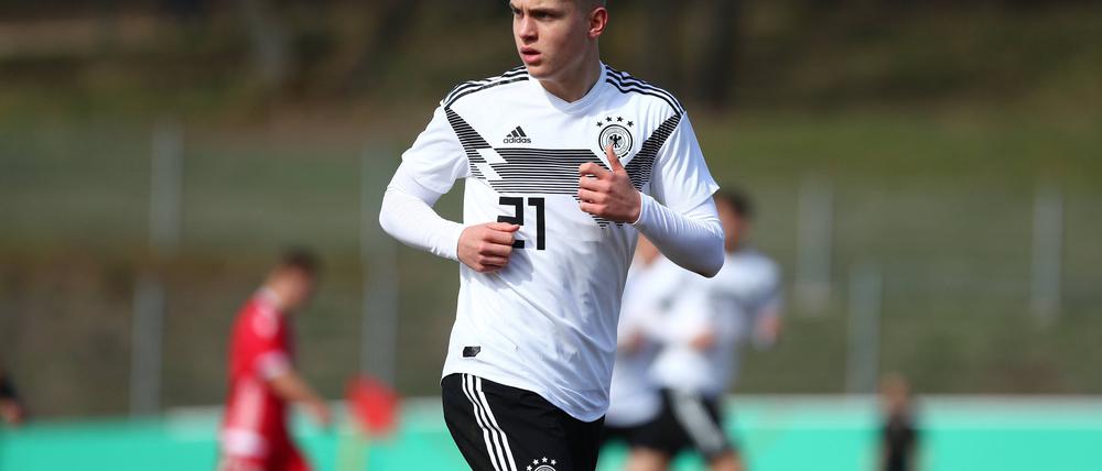Luca Netz hat für diverse deutsche Auswahlteams gespielt. Sein Weg in die Weltspitze scheint vorgezeichnet.