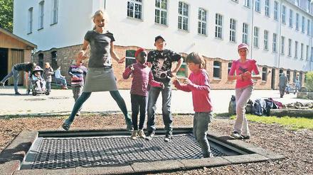 Auf und ab. Wohin es mit der Comenius-Förderschule auf dem Brauhausberg künftig geht, ist im 20. Jahr ihres Bestehens offen. Brandenburgs Bildungsministerin Münch wünscht sich, dass die Schule Inklusive-Schule wird.