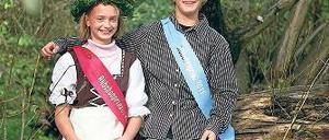 Gekürt. Das Rübchenprinzenpaar Caroline Luisa Petzold und Moritz Fuhrmann.