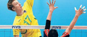 Neuer Mann. Paul Carroll, hier im Trikot des australischen Nationalteams, verstärkt zur neuen Saison die BR Volleys.