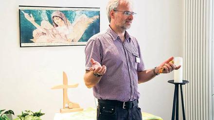 Seelsorger. Matthias Amme sieht sich als „Resonanzraum“.