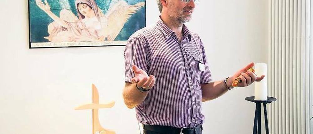 Seelsorger. Matthias Amme sieht sich als „Resonanzraum“.