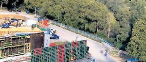 Filetstücke. Nur unweit vom neuen Landtagsschloss liegen die Grundstücke an der derzeit baumgeschmückten Alten Fahrt.