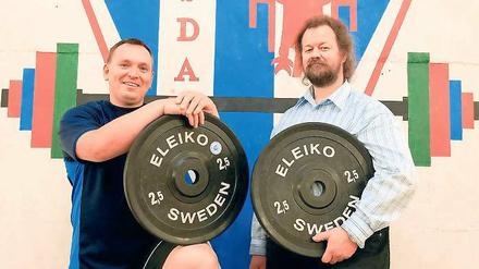 Vor der neuen Saison. Andreas Anker (l.) und Volker Seyffer vom AC Potsdam.