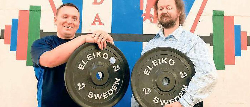 Vor der neuen Saison. Andreas Anker (l.) und Volker Seyffer vom AC Potsdam.
