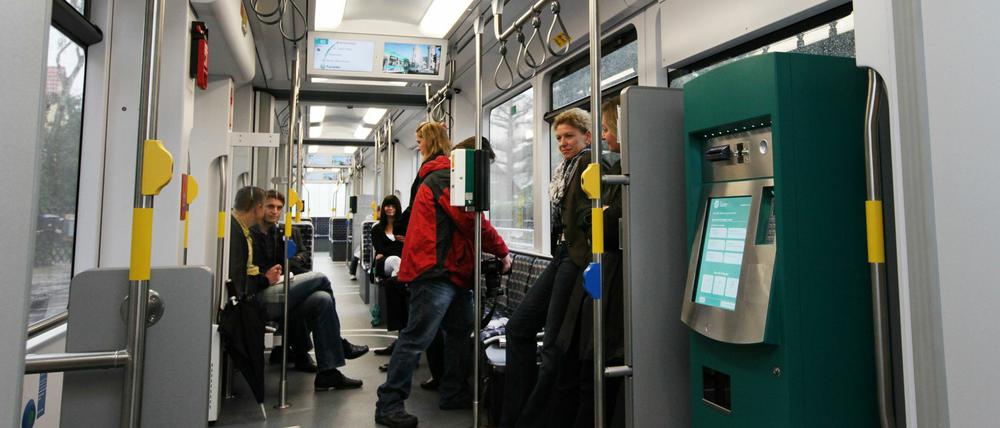 In Potsdam sind unter anderem solche Variobahnen im Einsatz.