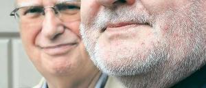 Siebenstern am Revers: die Druiden Manfred Richter (links) und Jörg Völker.