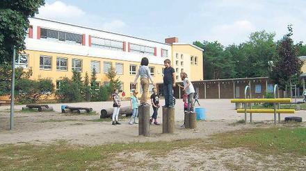 Brauchen noch mehr Platz zum Spielen: Kinder der Heinrich-Zille-Grundschule in Stahnsdorf.