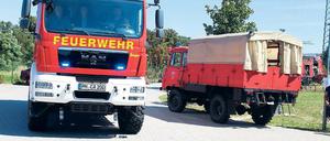 Mehr Sicherheit am Schwielowsee: Das neue Tanklöschfahrzeug ersetzt den alten LO aus DDR-Zeiten.