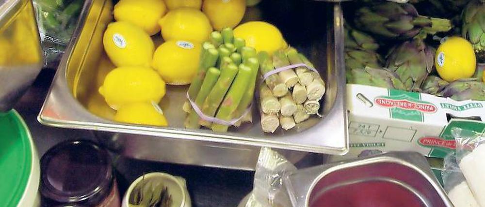 Engepässe bei frischen Produkten sind für die ukrainischen Köche ein Problem.