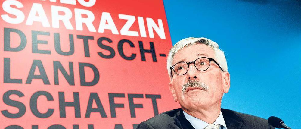Ein Mann, ein Buch. Berlins Ex-Finanzsenator Thilo Sarrazin.