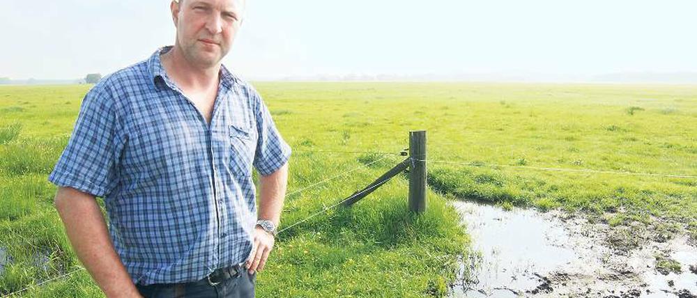 Heimat und Broterwerb. Der Stückener Landwirt Jens Schreinicke wird um die Ungeheuerwiesen kämpfen.