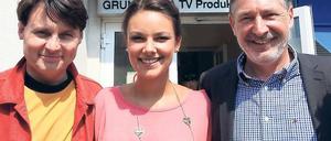 Besuch vom OB: GZSZ-Stars Wolfgang Bahro und Janina Uhse.