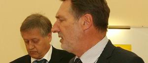 Was wusste der eine über den anderen? Peter Paffhausen (l.) und Oberbürgermeister Jann Jakobs (SPD).