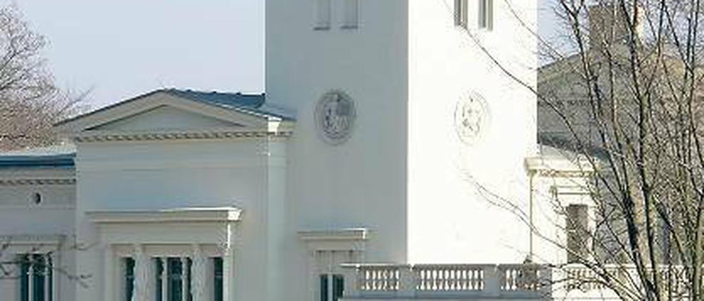 Tatsächlich eine Hochschule: Die mondäne Villa Henkel.