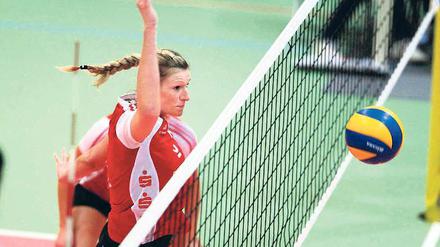 An alter Wirkungsstätte: Potsdams Mannschaftskapitän Sandra Landvoigt verlor mit dem SC am Samstag beim VfB Suhl.
