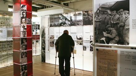 Lange ignorierte NS-Opfer: Blick in die Ausstellung, die über die Schicksale von Wehrmachtsdeserteuren informiert.