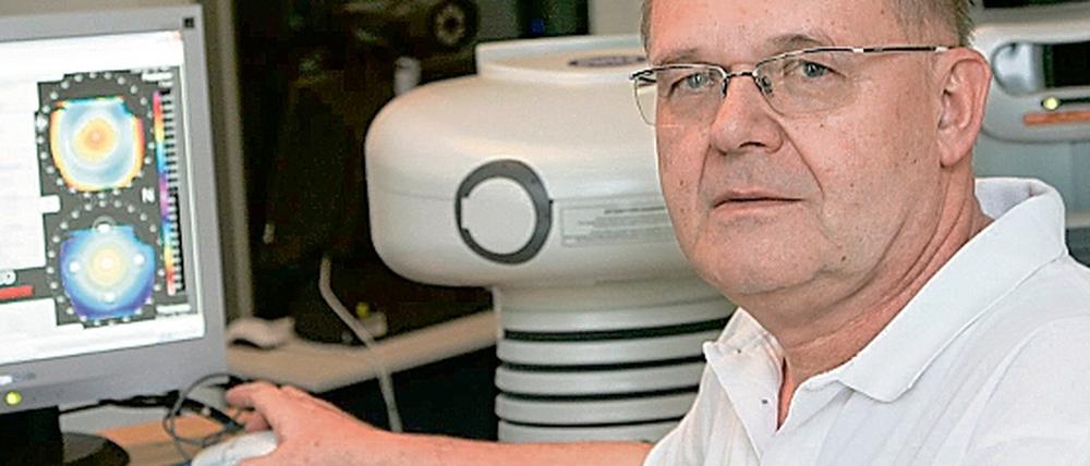 Lasern für den Durchblick. Rund 100 Leistungssportler hat Volker Rasch schon erfolgreich operiert  auch aus dem Bereich des Behindertensports. Seine Augenklinik hat der gebürtige Thüringer 1994 gegründet.