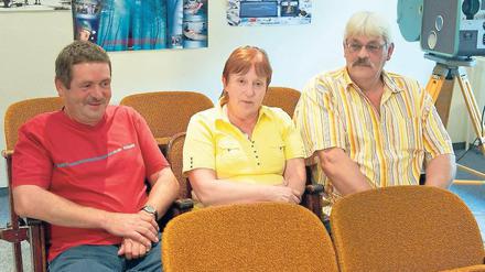 Waren Kinder von Golzow. Bernhard Guderjahn, Elke Hinkelmann und Eckhard Hoppe (von links nach rechts).