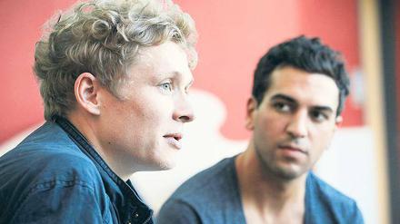 Begehrte Männer. Matthias Schweighöfer (l.) und Elyas M’Barek.