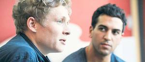 Begehrte Männer. Matthias Schweighöfer (l.) und Elyas M’Barek.