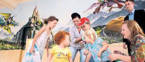 Bewegung und Phantasie: Die ersten Kinder der Kita „Zauberstein“.