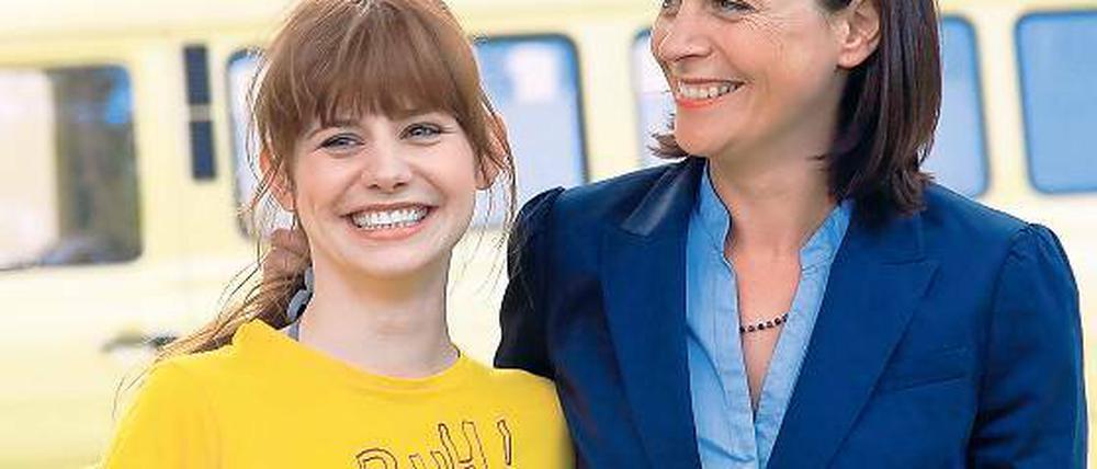 Hauptdarstellerinnen: Josefine Preuß und Jule Ronstedt stehen schon zum zweiten Mal zusammen vor der Kamera.