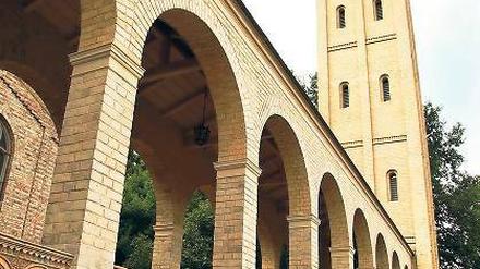 Restauriert. Der Arkadengang am Bornstedter Friedhof ist fertig.