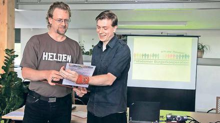 Für mehr Beteiligung. Alexander Frehse und Kay-Uwe Kärsten (v.l.).