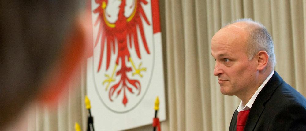 Justizminister Volkmar Schöneburg.