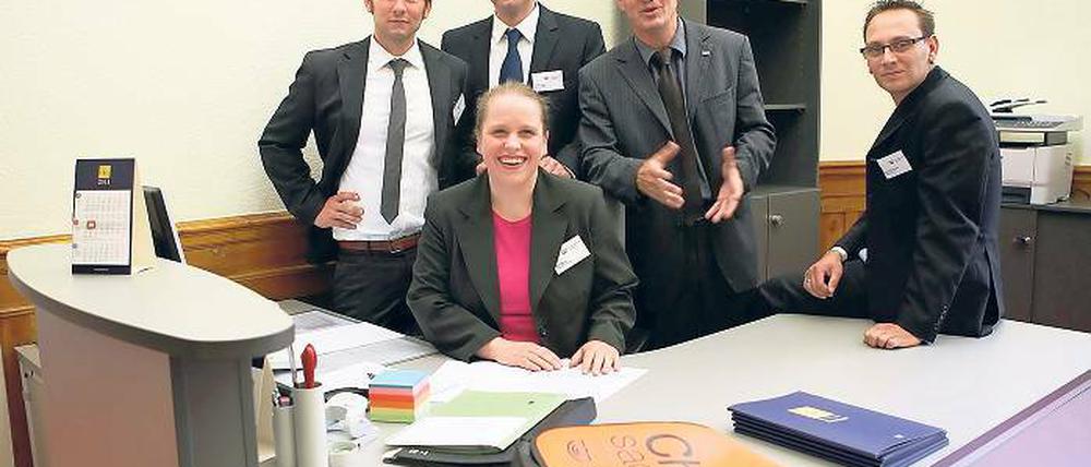 Im Dienste des Unternehmens. Stefan Frerichs (r.) und sein Beraterteam.