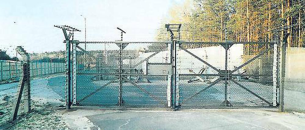 Sicherte das System: Die Berliner Mauer bei Kleinmachnow, 1989.