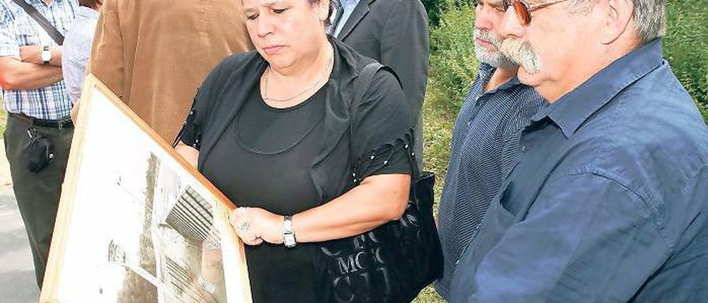 Erinnerung: Die Geschwister Karola Linow, Klaus-Dieter und Hans-Joachim Kube.