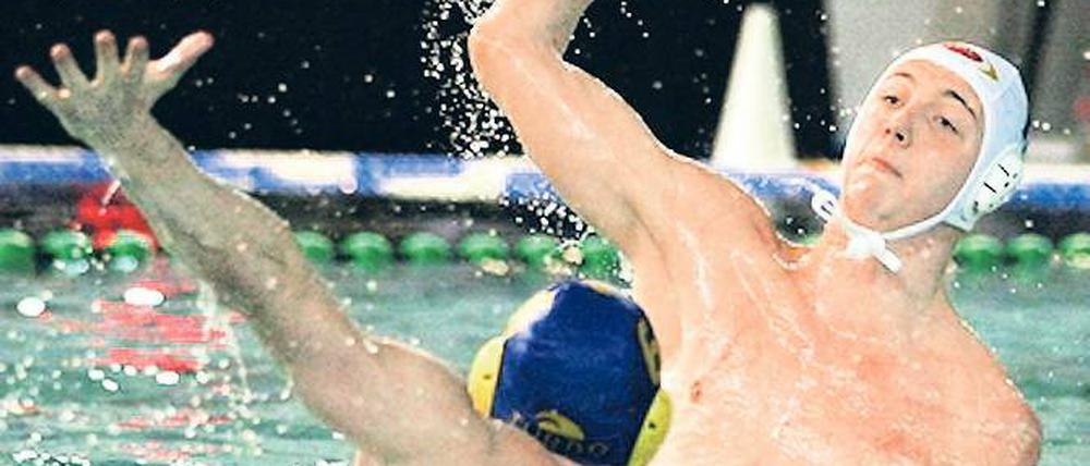 Blick in die Zukunft. Hannes Schulz begann 2002 beim OSC Potsdam mit dem Wasserball und schaffte den Sprung in die Nationalmannschaft. Durch den Wechsel nach Spandau erhofft er sich einen festen Platz im A-Kader.