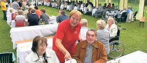 Kaffeetafel in Marquardt.