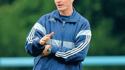 Von Babelsberg 03 zum BAK 07. Jens Härtel – auf unserem Foto noch als Nulldrei-Co-Trainer – ist nun als verantwortlicher Coach beim Berliner Athletik Club tätig, der am heutigen Dienstag den SVB zu einem Testspiel empfängt.