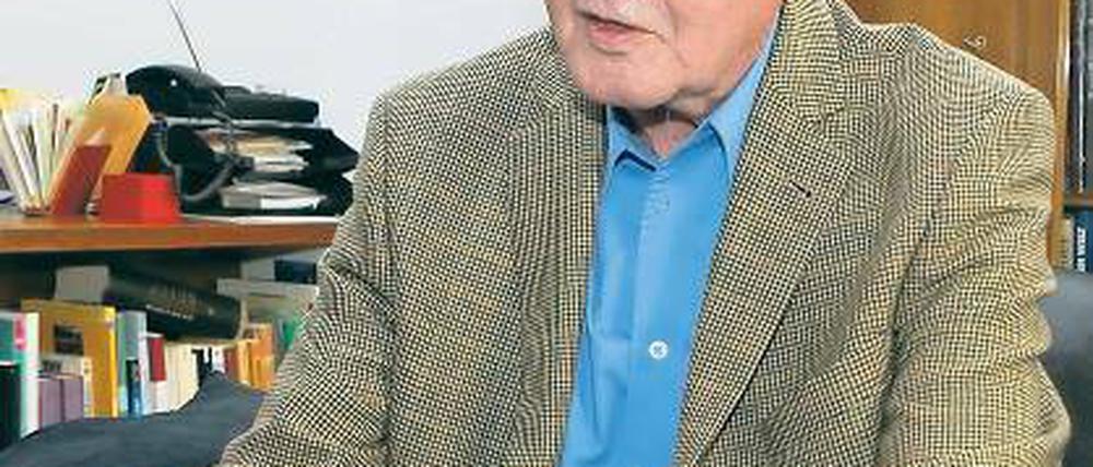Der Gründungsrektor. Rolf Mitzner leitete die Universität Potsdam von 1991 bis 1995.